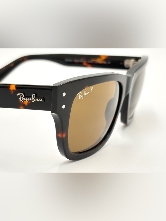 Ray-Ban Tortoiseshell Frame Sunglasses with Brown Polarized Lenses RB2283 992/57 - Picture 14 of 14